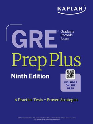 cover image of GRE Prep Plus